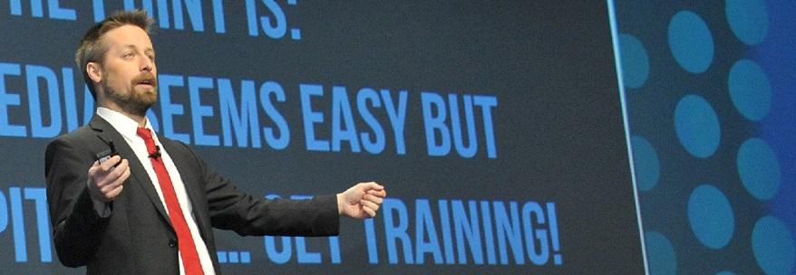 Brian Carter training session